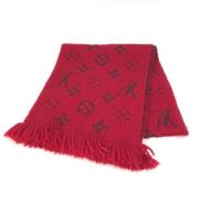 Pre-owned Silk scarves Louis Vuitton Vintage , Red , Dames