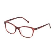 Rode Acetaatframes met Havana-wijzerplaat Loewe , Red , Unisex