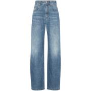 Stijlvolle Jeans voor Mannen Brunello Cucinelli , Blue , Dames