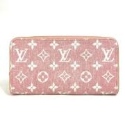 Pre-owned Denim wallets Louis Vuitton Vintage , Pink , Dames