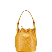 Pre-owned Leather shoulder-bags Louis Vuitton Vintage , Yellow , Dames