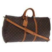 Pre-owned Canvas travel-bags Louis Vuitton Vintage , Brown , Dames