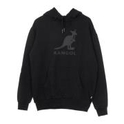 Zwarte Lichtgewicht Hoodie met Lange Mouwen Kangol , Black , Heren