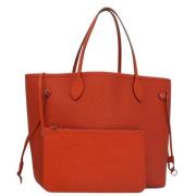 Pre-owned Leather louis-vuitton-bags Louis Vuitton Vintage , Orange , ...