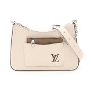 Pre-owned Leather louis-vuitton-bags Louis Vuitton Vintage , Beige , D...