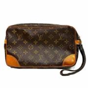 Pre-owned Canvas clutches Louis Vuitton Vintage , Brown , Dames