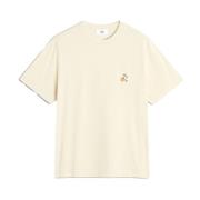 Speedy Fox Patch T-shirt Maison Kitsuné , Beige , Heren