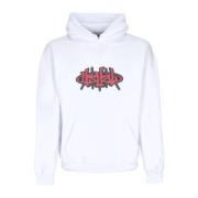 Witte Hangar Hoodie met Kangaroo Zak Usual , White , Heren