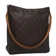 Pre-owned Canvas louis-vuitton-bags Louis Vuitton Vintage , Brown , Da...