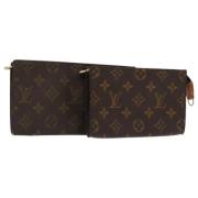 Pre-owned Canvas pouches Louis Vuitton Vintage , Brown , Dames