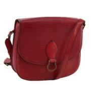 Pre-owned Leather louis-vuitton-bags Louis Vuitton Vintage , Red , Dam...