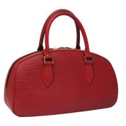 Pre-owned Leather handbags Louis Vuitton Vintage , Red , Dames