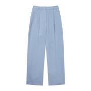 Elegante lichtblauwe broek Munthe , Blue , Dames