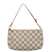 Pre-owned Canvas louis-vuitton-bags Louis Vuitton Vintage , White , Da...