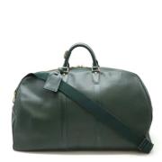 Pre-owned Leather shoulder-bags Louis Vuitton Vintage , Green , Dames