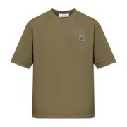 T-shirt met logo Stone Island , Green , Heren