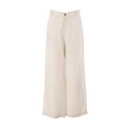 Gestreepte cadeaubroek JC Sophie , Beige , Dames