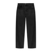 Wijde pijpen jeans Adidas Originals , Black , Heren