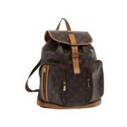 Pre-owned Canvas backpacks Louis Vuitton Vintage , Brown , Dames