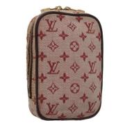 Pre-owned Canvas pouches Louis Vuitton Vintage , Red , Dames