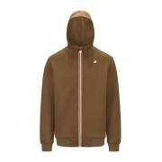 Rainer Spacer Hoodie K-Way , Brown , Heren