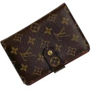 Pre-owned Cotton wallets Louis Vuitton Vintage , Brown , Dames