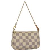 Pre-owned Canvas louis-vuitton-bags Louis Vuitton Vintage , White , Da...