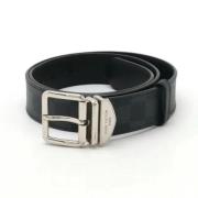 Pre-owned Canvas belts Louis Vuitton Vintage , Gray , Heren