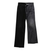 Regular Fit Denim Jeans Balenciaga , Black , Heren