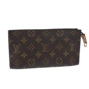 Pre-owned Canvas pouches Louis Vuitton Vintage , Brown , Dames