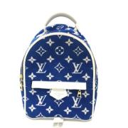 Pre-owned Fabric louis-vuitton-bags Louis Vuitton Vintage , Blue , Dam...