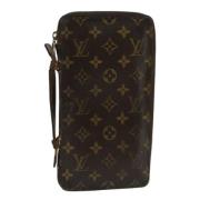 Pre-owned Canvas wallets Louis Vuitton Vintage , Brown , Dames