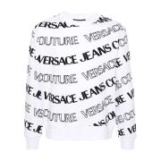 Stijlvolle Sweatshirt voor een Trendy Look Versace Jeans Couture , Whi...