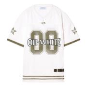 Witte Mesh Voetbalshirt Off White , White , Heren