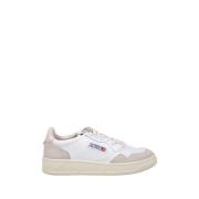 Wit Poeder Lage Sneaker Autry , White , Dames