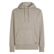 Minimalistische Hoodie Trui Grijs Calvin Klein , Gray , Heren