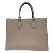 Pre-owned Canvas handbags Louis Vuitton Vintage , Gray , Dames