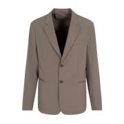 Klassieke Bruine Blazer voor Mannen Emporio Armani , Brown , Heren