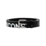 Unisex Riem met Groot Logo - Zwart Comme des Garçons , Black , Unisex