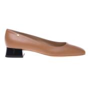 Leather and black patent leather pumps Baldinini , Brown , Dames