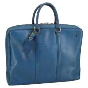 Pre-owned Leather louis-vuitton-bags Louis Vuitton Vintage , Blue , Da...