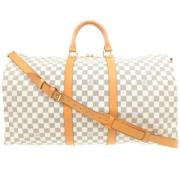 Pre-owned Canvas louis-vuitton-bags Louis Vuitton Vintage , White , Un...