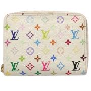 Pre-owned Canvas wallets Louis Vuitton Vintage , White , Dames