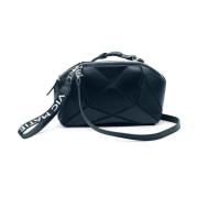 Chloe Zwarte Patch Tas Vic Matié , Black , Dames