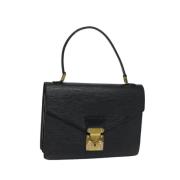 Pre-owned Leather louis-vuitton-bags Louis Vuitton Vintage , Black , D...