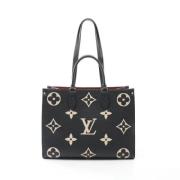 Pre-owned Leather louis-vuitton-bags Louis Vuitton Vintage , Black , D...