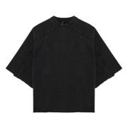 Korte Mouw Ronde Hals T-Shirt Entire Studios , Black , Heren