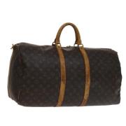 Pre-owned Canvas travel-bags Louis Vuitton Vintage , Brown , Dames