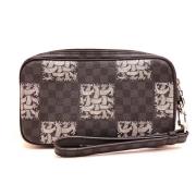 Pre-owned Canvas clutches Louis Vuitton Vintage , Gray , Heren