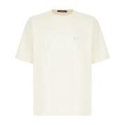 Casual Katoenen T-Shirt Dolce & Gabbana , Beige , Heren